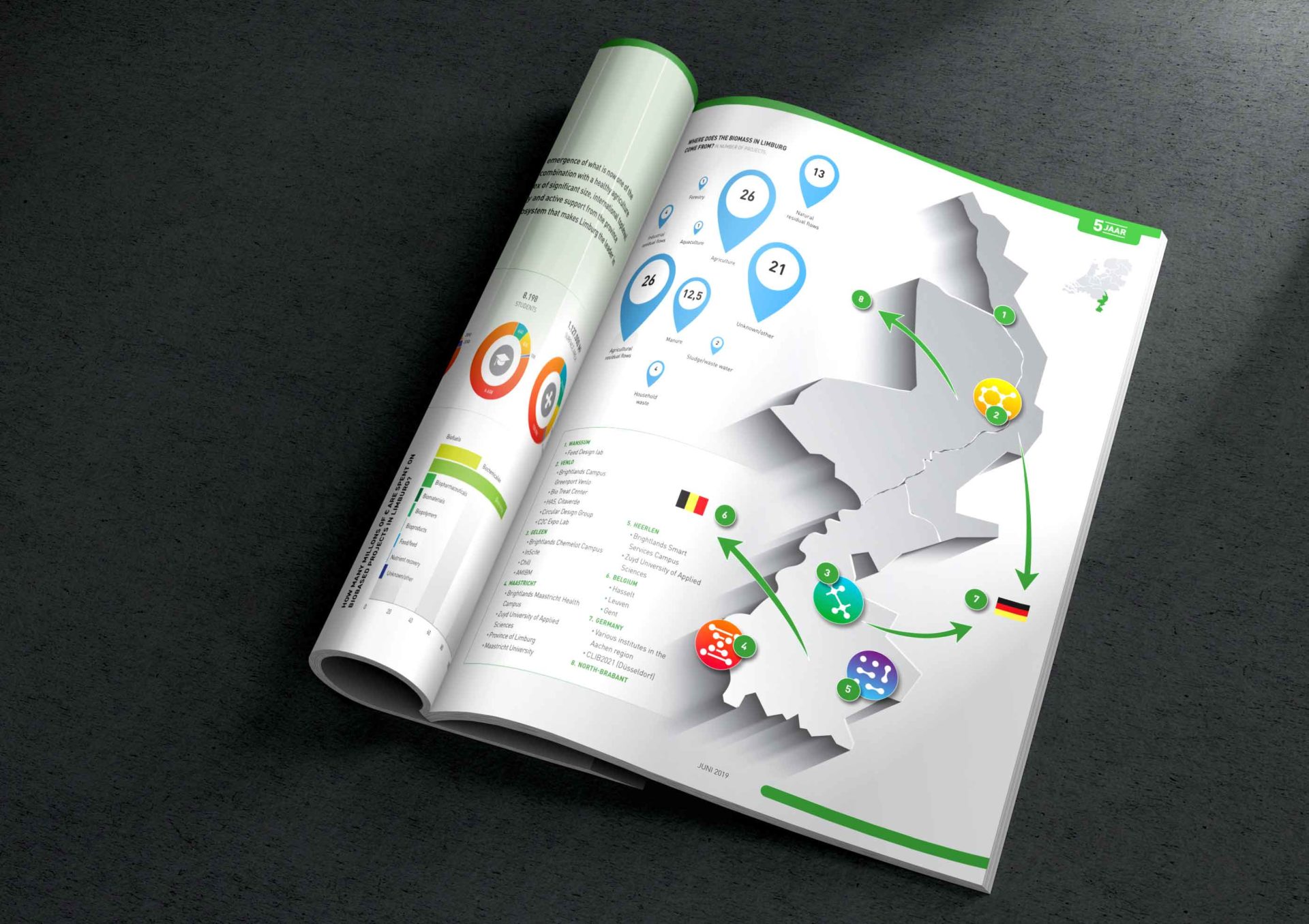 Mockup of infographic