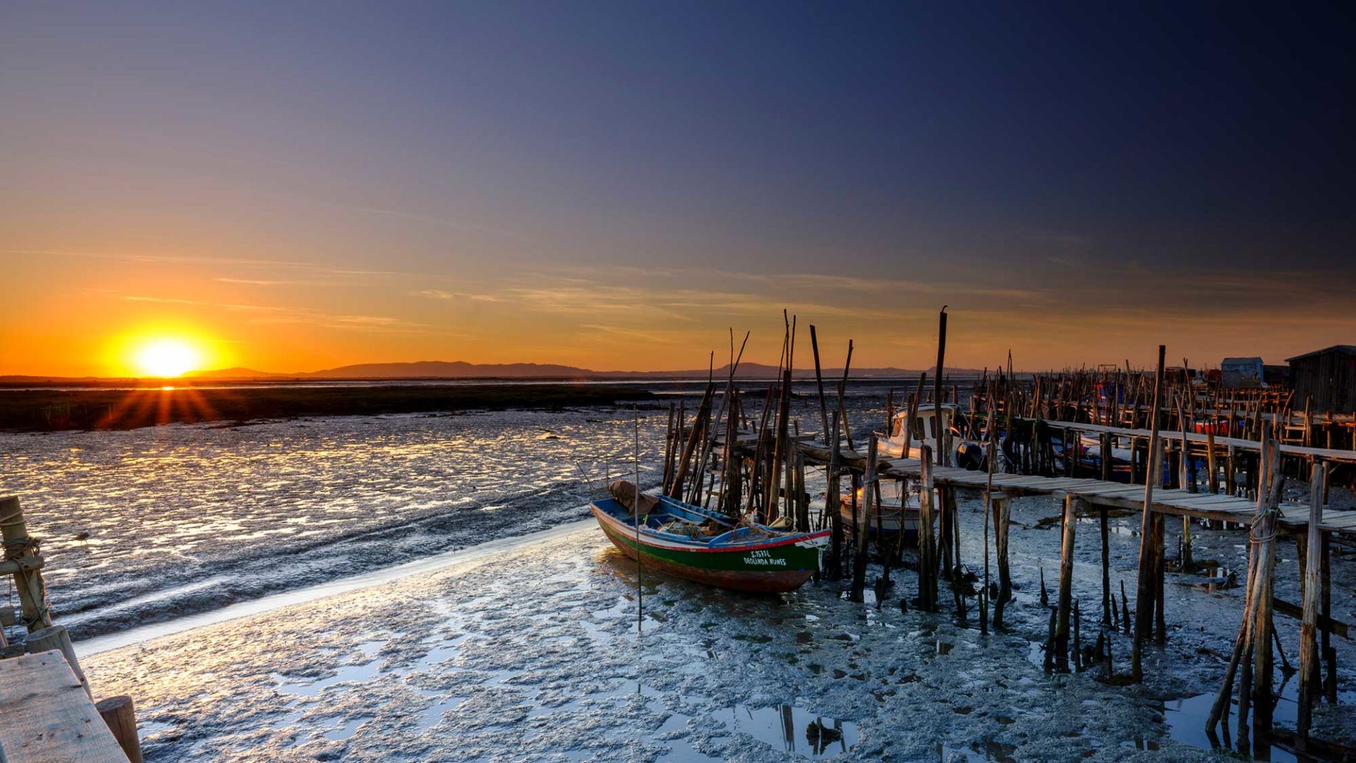 Fishing boats near Setubal, Portugal