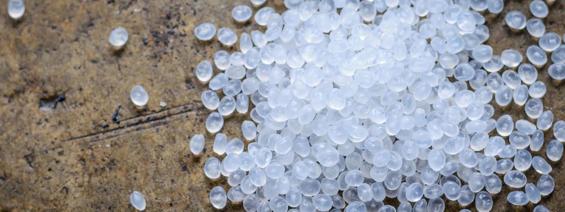 Recycled plastic granulate