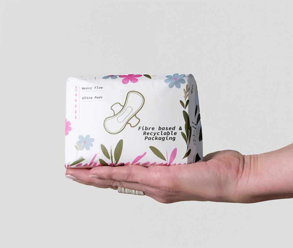 Paptic packaging for hygienic products