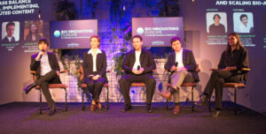 Ltr. Aidan Collins (Fashion for Good) Claire Mattelet (Indorama Ventures) Anders Schorling Overgård (BESTSELLER) Richard Platt (ERM) Sophie Ridler (Textile Exchange)