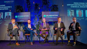 Ltr. Lars Börger (nova-Institut) Martin Ledwon (UPM) Marco Pellegrini (CEFIC) Adam Lindholm (Sekab) Erich Cuaz (Clariant)